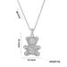 Little Bear Love Dynamic Necklace For Women, Japan South Korea, Sweet Elegant, Creative Personalized Necklace, Light_ipsvogv.com