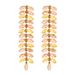 Long Rhinestone Leaf Tassel Earrings Women Catwalk Party Dinner Jewelry Shiny Luxury Earrings_ipsvogv.com
