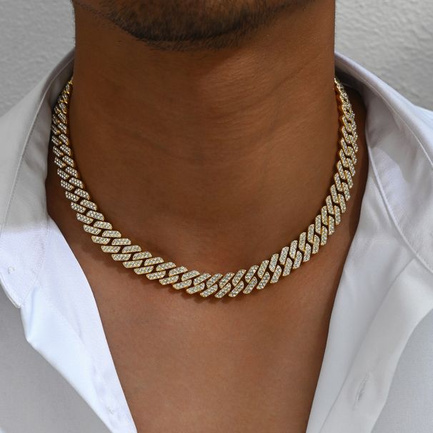 American minimalist hip-hop men's necklace with versatile niche design, collarbone chain, fashionable and personalized_ipsvogv.com