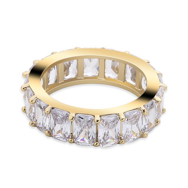 Personality Hip Hop Rectangular Full Zircon Ring Men And Women Couple Simple Jewelry Ring Jewelry_ipsvogv.com