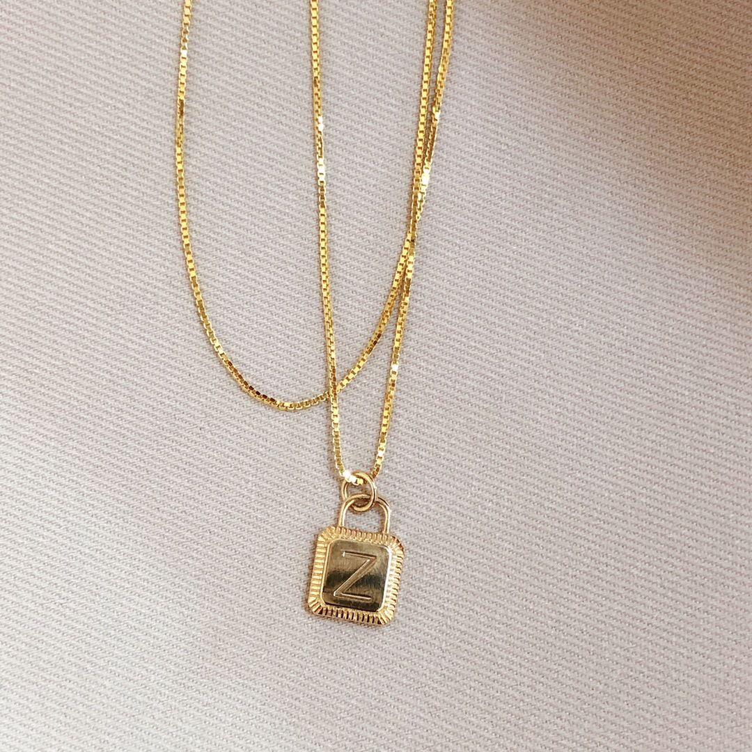 S Pure Silver Gold-plated Fashionable Light Luxury Style, Niche Design Pendant, Women's Box Chain, Personalized Style_ipsvogv.com