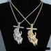 Men's Jewelry Cross Hip Hop New Cross Hand Pendant Full Of Diamonds Inlaid New Necklace Jewelry_ipsvogv.com