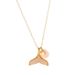 New Fishtail Pearl Titanium Necklace For Women's That Does Not Fade 18 Gold Stainless Steel Jewelry_ipsvogv.com