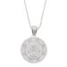 Palm Eye Round Pendant Full Of Diamonds Men And Women Necklace Hip Hop Personality Jewelry Luxury-style Gifts For Friends_ipsvogv.com