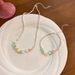 Colorful Natural Stone Broken Silver For Women 2024 New Item, Light Luxury Niche Collarbone Chain, Sweet Cool Necklace_ipsvogv.com