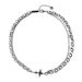 Hip Hop Dissolved Dark Cross Bracelet For Men Versatile Niche Design High-end American Style Titanium Steel Men's Trend_ipsvogv.com