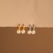 Women’s Jewelry Set Fashion Hot Selling Copper Plated Real Gold French Pearl Earrings For Ladies Simple Earrings Earrings High End Earrings_ipsvogv.com
