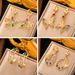 New Stainless Steel Colored Zircon With Tassel And High Quality Charm, Hollow Butterfly Earrings_ipsvogv.com