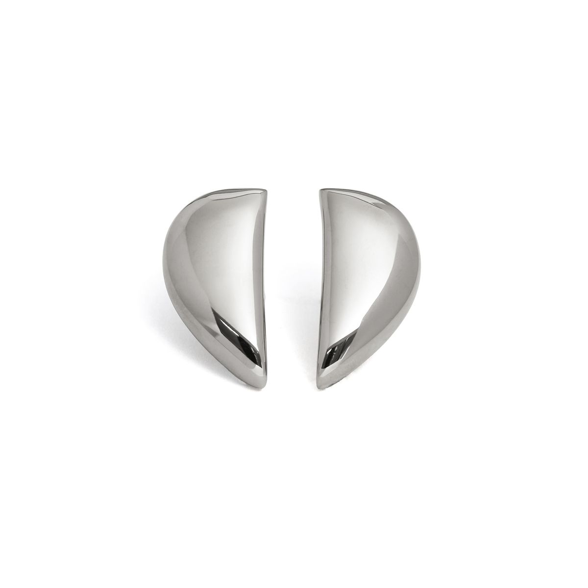 Women’s Jewelry Set Fashion Autumn Hot Sale INS Fashionable Cool Earrings Symmetrical Heart Shaped Titanium Steel Earrings_ipsvogv.com