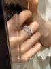 white Pearl Kr Zircon Suzyacc Exquisite Open Ring, Light Luxury, Niche Temperament, High-end Feel, Index Finger Ring , Luxury, Temperament, Feel,_ipsvogv.com