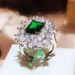 celebrity High End Streaming Internet Live New Product, Light Luxury Simulation Inlaid With Green Zircon Full Diamond, Product, Diamond,_ipsvogv.com