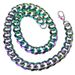 Miami Cuban Link Chain Multicolor Rainbow Heavy 316L Stainless Steel Colorful Curb Necklace Personalized Jewelry Hip Hop Choker Chain, 11~16mm Width_ipsvogv.com