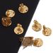 Stainless Steel Round Irregular Embossed Original Pieces, With Holes, DIY Earrings Accessories_ipsvogv.com