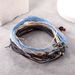 Handrope Four Color Beaded Woven Multi-color Cotton Rope Autumn Women's Adjustable Set Bracelet_ipsvogv.com