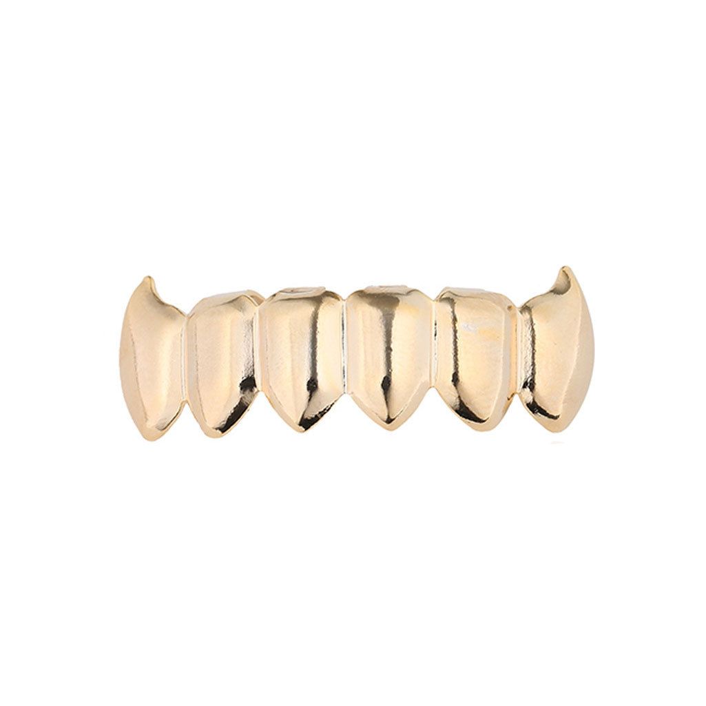 Hot Sale New HIPHOP Gold Braces Vampire Wolf Fangs Festival Dress Hip Hop Braces_ipsvogv.com