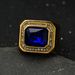 New 316 Stainless Steel Full 3D Colorful Diamond Fashion Personality Men's Ring_ipsvogv.com