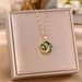 Imitating Hotan Jade Phoenix Titanium Steel Necklace For Women Fashion Luxury Exquisite Temperament Versatile Pendant_ipsvogv.com