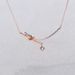 Twisted Love Romantic Knot Necklace Female Element Crystal Clavicle Necklace Female_ipsvogv.com