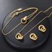 Roman Double Ring Necklace, Women's Titanium Steel Full Diamond Collarbone Chain, Fashionable, Versatile, High-end And_ipsvogv.com