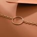 New Fashionable And Minimalist Gold Round Hollow Adjustable Necklace Collar_ipsvogv.com