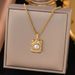 Korean Style Sun Women, Light Luxury Niche, Titanium Steel Golden Collarbone Chain, Personality And Temperament,_ipsvogv.com