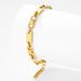 Women's Jewelry Set Fashion New Design Simple Temperament Charm Bracelet Gold Plated Stainless Steel Oval Coffee Bean Bracelet_ipsvogv.com