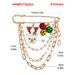 European And American Christmas Brooch Alloy Christmas Elk Snowman Bells Brooch Clothing, Pin Accessories Women_ipsvogv.com