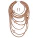 Fashionable And Exaggerated Multi-layer Pearl Necklace Set With Long Sweater Chain Accessories 6050_ipsvogv.com