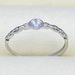 S Pure Silver Pearl Holder Accessories DIY Handmade Adjustable Ring Cuban Chain Style_ipsvogv.com