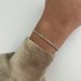 Women's Jewelry Set Fashion Simple Retro Style Real Gold Plated Stainless Steel Zircon Bracelet_ipsvogv.com
