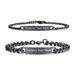 DIY Personalized Engraved Titanium Steel Couple High-Quality Curved Tag Bracelet For Women_ipsvogv.com