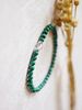 Natural Brazilian Malachite Bracelet For Men And Women, Thin Single Circle Crystal Bead Bracelet, Jewelry Gift, High-Quality Raw S_ipsvogv.com