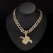 Personalized Wings USD Pendant Hiphop Cuban Chain Men's Necklace Trendy Accessories Jewelry_ipsvogv.com
