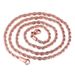 1 Piece Stainless Steel For Men Women Braided Rope Chain Choker Necklace Gold Color Neck Metal Fashion Jewelry_ipsvogv.com
