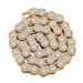 Hip Hop Full Dia Bicycle Chain Necklace Bracelet Men And Women Trendy Rap Accessories Real Platinum Electroplating_ipsvogv.com