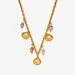 temperament gold stainless steel shell necklace does not fade female ins high end simple versatile jewelry_ipsvogv.com