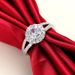 Luxurious Zircon Stone Diamo Proposal, Engagement Couple Ring as a Commemorative Gift for_ipsvogv.com