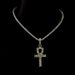 Environmentally Friendly Alloy Pendant Jewelry, Tennis Necklace, Men's Street Rap Full Diamond Cross Jewelry_ipsvogv.com
