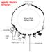 Harajuku Diablo PU Leather Necklace, Hip Hop Hottie Beaded Love Fringed Necklace For Women_ipsvogv.com