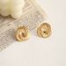 New Irregular Korean Style High-end Sense Elegant Drop Earrings Exaggerated Gold Studs_ipsvogv.com