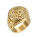 Ring Titanium steel/stainless steel color preserving gold plated US Navy anchor eagle men's ring_ipsvogv.com