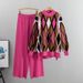 Women's autumn and winter fashion loose large size wide-leg pants two-piece set_ipsvogv.com