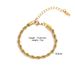 Zhenmang INS Electroplated Circle Personality Simple Ring Gold Plated Double Layer Embossed Braided Bracelet For Men And_ipsvogv.com