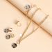 Casual Simple Style Life Tree Alloy Aluminum Plating Women's Bracelets Earrings Necklace 1 Piece 1 Pair_ipsvogv.com