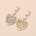 Women’s Jewelry Set Fashion Exaggerated New Geometric Diamond Abalone Inlaid Big Heart Earrings For Women Fashion Earrings Temperament Vacation_ipsvogv.com