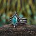 Sanjieins Jewelry Fashion 3-Piece Set Green Star Ring, Niche Design Women's Accessories_ipsvogv.com