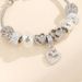 Pan's Crystal With Hollow Heart And Diamond Inlay DIY Handmade Large Hole Bead Detachable Bracelet_ipsvogv.com