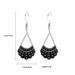 New Female Justice Ginsburg Oil Drop Fan Shaped Cross Alloy Earrings Earrings Standing Earrings_ipsvogv.com