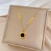 【 Full Body Titanium Steel 】 Fritillaria Roman Personality Minimalist. Real Gold Necklace In The Furnace. Female Ins_ipsvogv.com