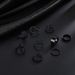 New Fashionable And Minimalist Cross Layer Open Electrophoretic Black 9-piece Set Ring_ipsvogv.com